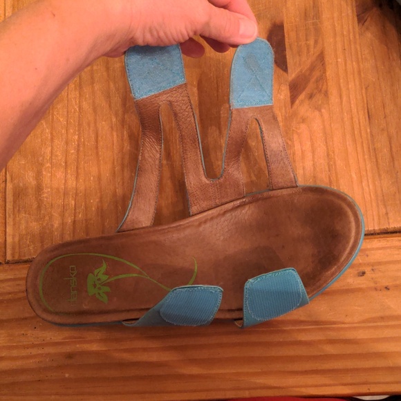 Dansko Pasadena Collection Teal Dixie Sandals, Size 39 - Picture 7 of 14